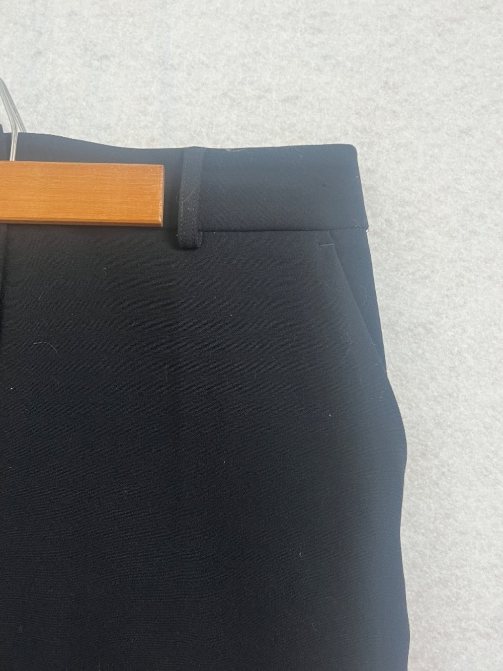 Express Black Dress Pants Straight Leg Mid Rise Work Career Classic - Picture 5 of 6